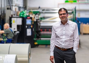 Andreas Spahn blickt auf ein für die Polifibra Folien GmbH  äußerst zufriedenstellendes Jahr 2022 zurück.